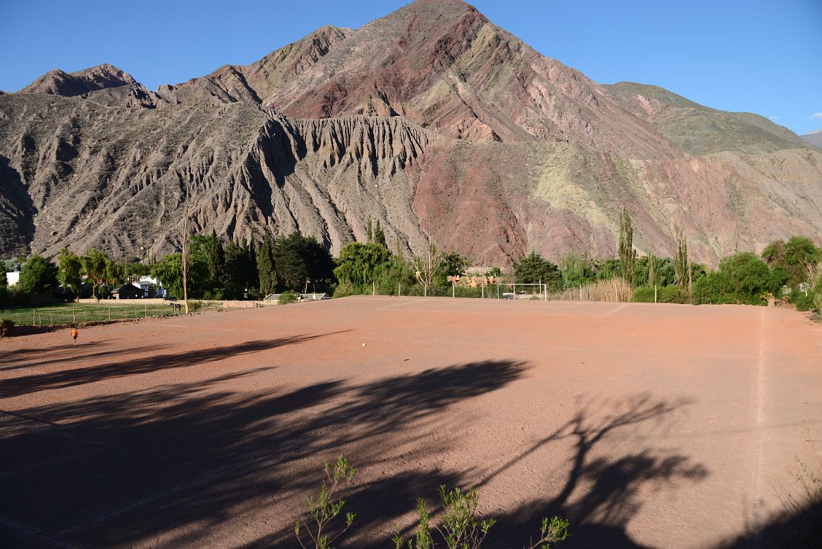 45 Football Field And Eroded Colourful Hills Above Purmamarca East Late Afternoon